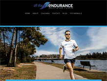 Tablet Screenshot of alldayendurance.com